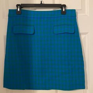 Jcrew Checkered Skirt